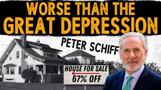 UNSTOPPABLE HOUSING MARKET CRASH with Peter Schiff [upl. by Racklin]