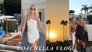 COACHELLA VLOG fun festival outfits hanging with the girls  I lost my voice lol [upl. by Lurette]