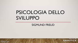 20 24 CFU PSICOLOGIA DELLO SVILUPPO FREUD [upl. by Alves]