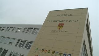 Eröffnung neuer Schulkomplex in Bruck an der Leitha [upl. by Ailime450]