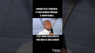 Felix Tshilombo rend hommage à Joseph hypolite [upl. by Wilbert665]