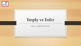 Imply vs Infer  Common Errors in English [upl. by Vasily]