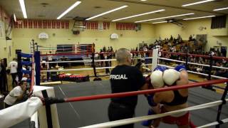 2016 National Muaythai Championships Laura Baragar vs Bree Howling [upl. by Gader]