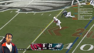 FlightReacts Cardinals vs Eagles 2023 Week 17 Highlights [upl. by Zuzana]