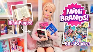 ZURU 5 Surprise Mini Brands BOOKS Are They Barbie Doll Size 21 Capsule Unboxing [upl. by Edris586]