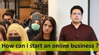 How can I start an online business  Saqib Azhar at Enablers [upl. by Louise15]