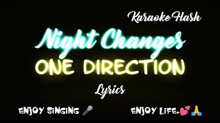 Night changes  One Direction Lyrics version Song with Lyrics [upl. by Pelagia]