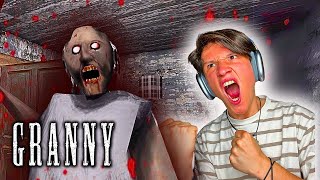 ¿SOBREVIVIRÉ  ESCAPANDO DE LA CASA DE GRANNY 🏚️😰 parte 2 [upl. by Etteinotna]