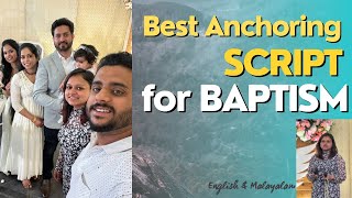 Anchoring Script for Baptism ഇനി നിങ്ങളും try ചെയ്തുനോക്കൂ anchoring anchoringscript [upl. by Amedeo]