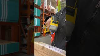 Use the DCF809 Dewalt impact driver for long screws [upl. by Annairam]