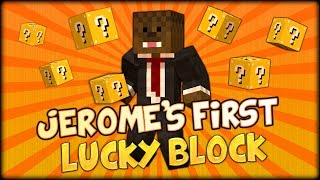 ASFJerome First Lucky Block Minecraft Mods  Lucky Block Mod w BajanCanadian Simon and JeromeASF [upl. by Wilinski405]