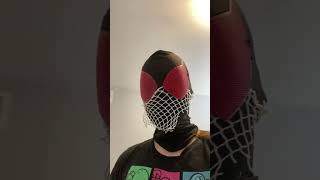 Mask done spidersona spiderman marvel halloween [upl. by Arihsay]