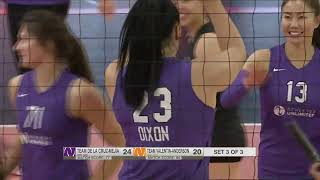 AU Pro Volleyball Game 3 Dixon block S3 [upl. by Leiuqese459]