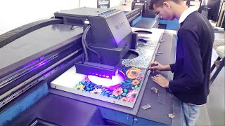 3D PRINTING MACHINE IN ACTION 3D PRINTING DESIGNING ON COOLER FRONT SIDE LOOKS WOW JUST AMAZING [upl. by Adneral]