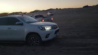 Toyota Hilux 4x4 Pinamar Beach off road arena [upl. by Ardnuassak]