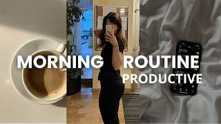 AVOIR UNE MORNING ROUTINE PRODUCTIVE｜Réveil à 6h Sport Habitudes healthy [upl. by Annoda]