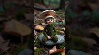 Cute Mushroom 😍🍄 cute ai art aiart mushroom baby shorts youtubeshorts [upl. by Renruojos]