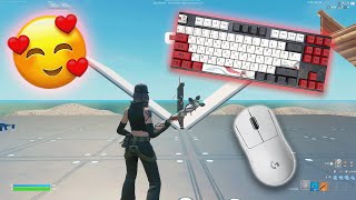 😴 1v1 Build fight  ASMR gameplay😴 Fortnite KBM ASMR [upl. by Binky612]