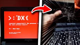 My Laptop Went Crazy and I Destroyed It Windows 8 kill screen [upl. by Naashom]