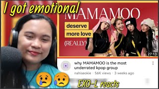 Mamamoo Reaction  why MAMAMOO is the most underrated kpop group by nahiseokie [upl. by Adran]