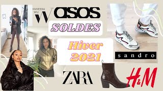 BIG HAUL SOLDES HIVER 2021  TRY ON Zara Sandro HampMAsos Vanessa WU Nike [upl. by Bolten]