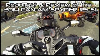 RoadTest amp Review 2014 CanAm Spyder RSS [upl. by Coughlin]