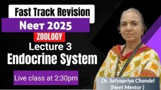 Endocrine System  Lecture 3  Daily Live Class Biology For Neet [upl. by Areic]