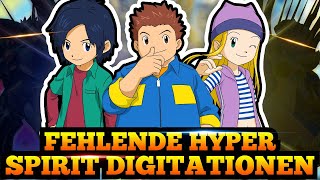 DIGIMON FRONTIER fehlende HYPERSPIRIT Digitationen [upl. by Aisorbma]