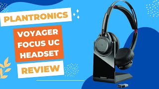 Plantronics  Voyager Focus UC with Charge Stand Poly  Bluetooth DualEar Stereo Headset Review [upl. by Enrichetta964]