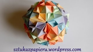 Origami Cherry Blossom Ball [upl. by Yecart599]