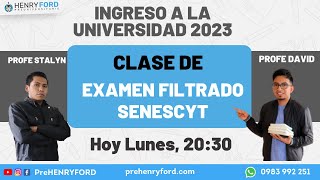 ✅  Examen FILTRADO SENESCYT admisión Universidades 2023 [upl. by Annahsat17]