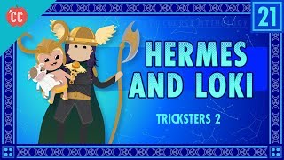 Hermes and Loki and Tricksters Part 2 Crash Course World Mythology 21 [upl. by Colner524]