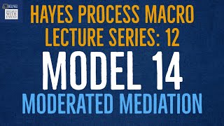 12 SPSS Hayes Process Macro  Model 14  Moderated Mediation [upl. by Sebastiano]