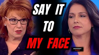 The View s Joy Behar CONFRONTED by Tulsi Gabbard For SMEARING Her NAME Live on The View [upl. by Assilav]