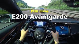 2024 Mercedes Benz E200 AVANTGARDE POV drive [upl. by Aihc38]