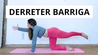 YOGA PARA DERRETER A BARRIGA [upl. by Minnnie]