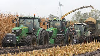 Maishäckseln extrem im Moor  Krone Big X 850  Modderen in de mais  Schlammschlacht  In the mud [upl. by Divadnahtanoj418]