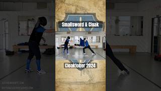 Simple Smallsword amp Cloak Actions historicalfencing smallsword cloaktober historicalfencing [upl. by Eilyah513]