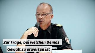 G20Pressekonferenz der Polizei Hamburg [upl. by Dublin659]