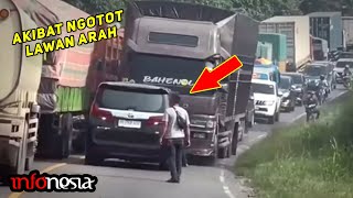 KAPOK Mobil Mewah NGOTOT Lawan Arah Endingnya Malu Sendiri [upl. by Terrilyn459]