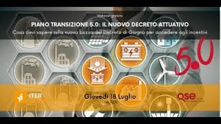 Incentivi Piano Transizione 50 il nuovo decreto attuativo [upl. by Brader]