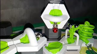 Gravitrax trick shoot vertical magnet cannon night mode from Toys at home [upl. by Brig]