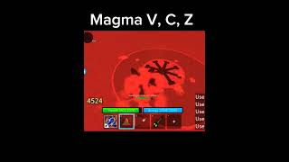 OP 1 shot easy magma combo bloxfruitscombos bloxfruits [upl. by Ecirted398]