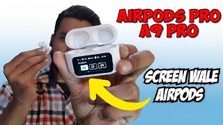 Airpods Pro A9 With Led Screen [upl. by Arella]