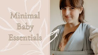 Minimal Baby Essentials for 2022  My sustainable  minimalist newborn must haves [upl. by Nim]