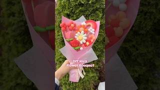 DIY Idea Flower Bouquet💐 art youtubeshorts shortsfeed youtube satisfying trending shorts [upl. by Ydnes]