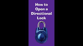 How to open a Directional Lock [upl. by Elodea]