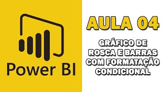 Curso Power BI  Aula 04  Gráfico de Rosca e Barras com Formatação Condicional [upl. by Puglia]