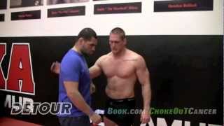 Cain Velasquez training with Todd Duffee at AKA for UFC [upl. by Sclar]