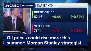 Oil prices could rise more than expected this summer Morgan Stanley strategist [upl. by Lubow899]